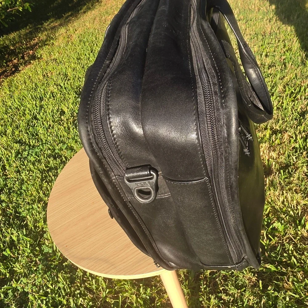 Tumi alpha leather
